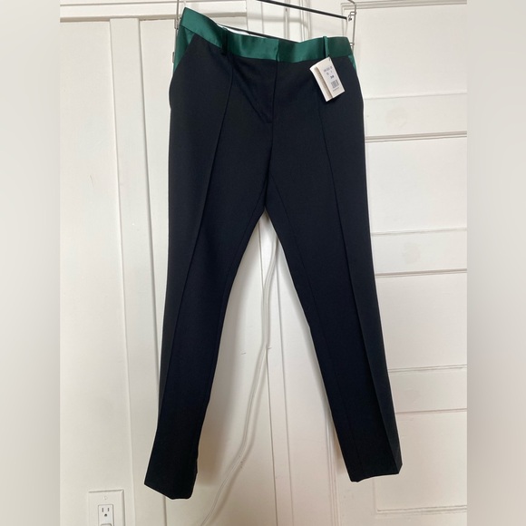 NWT Céline back wool and emerald satin tuxedo suit - size FR38, Phoebe Philo era - Picture 3 of 11